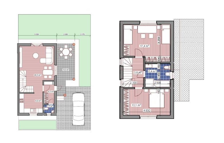 Таунхаус 95.2 м² в КГ Green Field от 11 765 грн/м², г. Ирпень