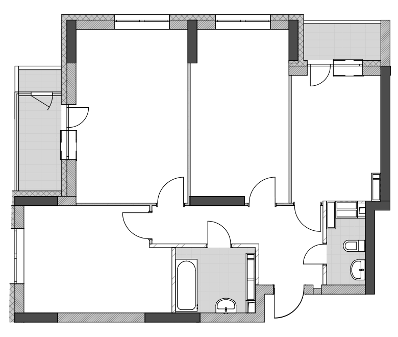 3-комнатная 90.11 м² в ЖК Campus от 23 800 грн/м², Киев