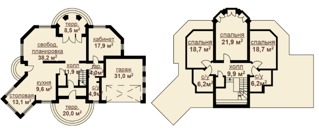 Коттедж 160 м² в КГ Скифский от застройщика, с. Крячки