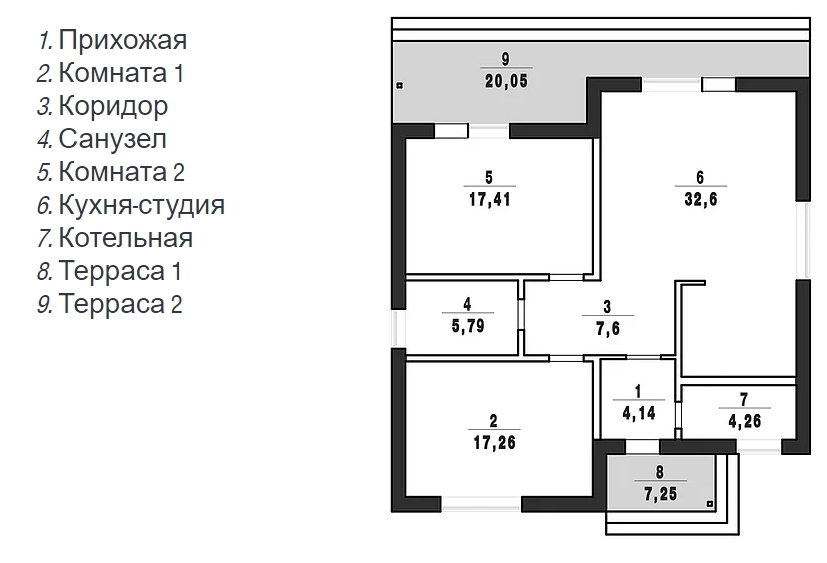 Котедж 116 м² в КМ Green Kvartal від 23 879 грн/м², с. Осещина