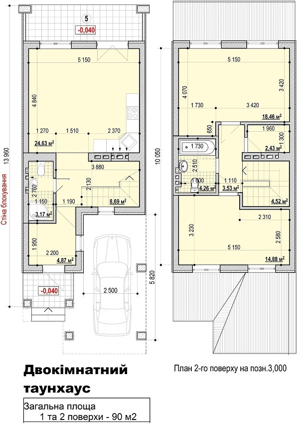 Таунхаус 90 м² в КМ Еко-поліс Оксамит від забудовника, м. Бровари