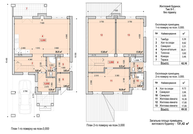 Дуплекс 131.42 м² в КГ Эко-полис Оксамит от 21 382 грн/м², г. Бровары