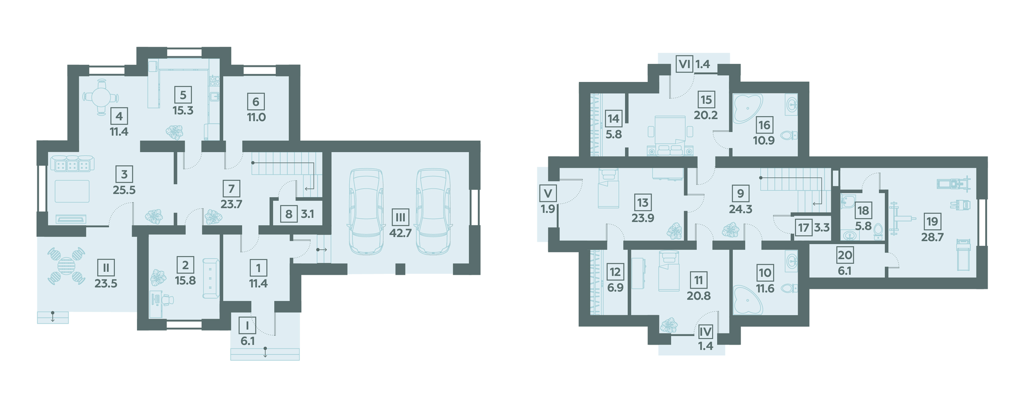 Коттедж 285.5 м² в КГ На узліссі от 23 713 грн/м², с. Иванковичи