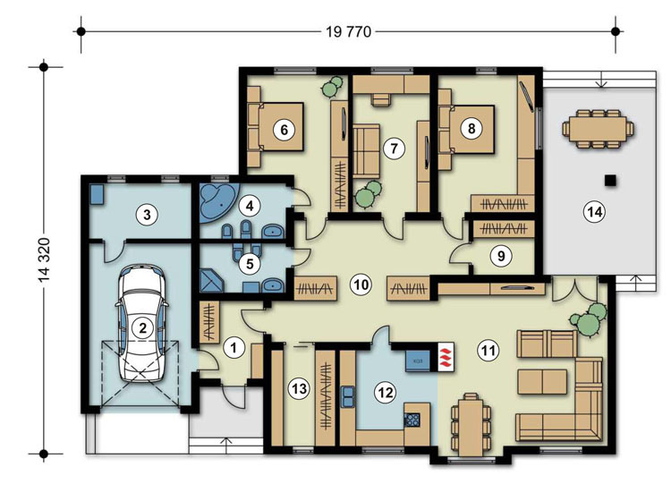 Коттедж 310 м² в КГ Green Town от 15 323 грн/м², с. Крушинка