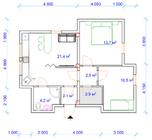 Коттедж 60 м² в КП Ясный от застройщика, с. Ясногородка