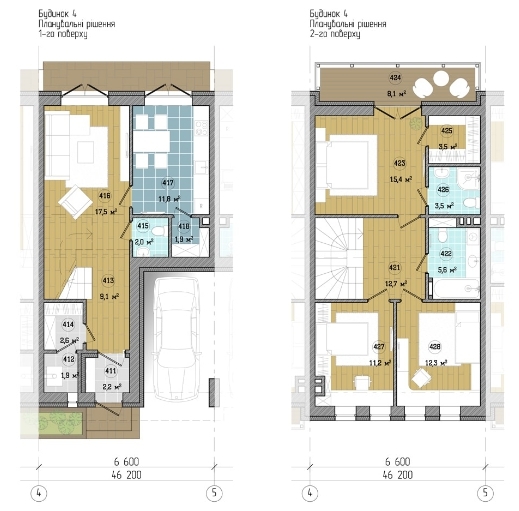 Таунхаус 115.6 м² в Таунхаус Козирна Сімка від 18 080 грн/м², с. Погреби