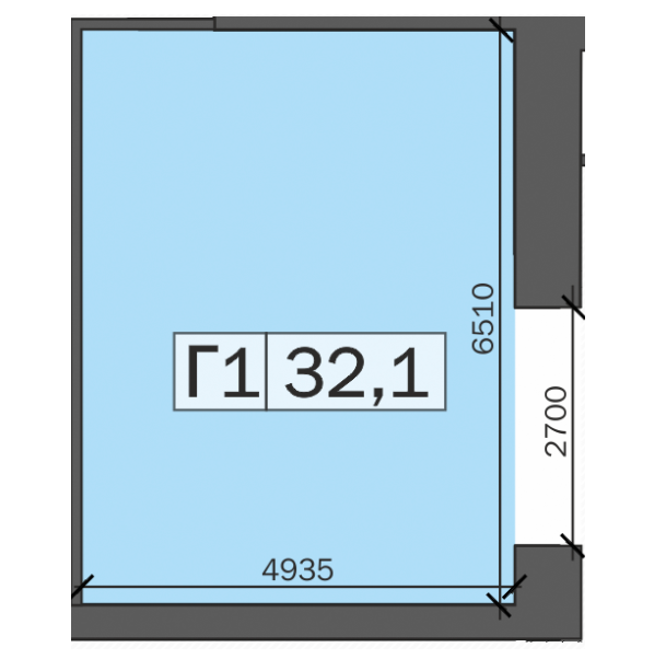 Гараж 32 м² в ЖК River Park від забудовника, Дніпро