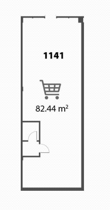 Приміщення вільного призначення 82.4 м² в ЖК П'ятий континент від забудовника, Дніпро