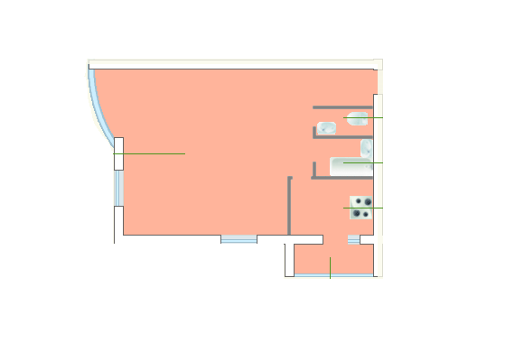 2-комнатная 72.8 м² в ЖК Пихтовый от 24 400 грн/м², Днепр