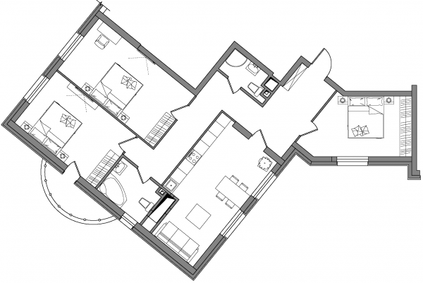 3-кімнатна 108.09 м² в ЖК Alter Ego від 71 550 грн/м², Київ