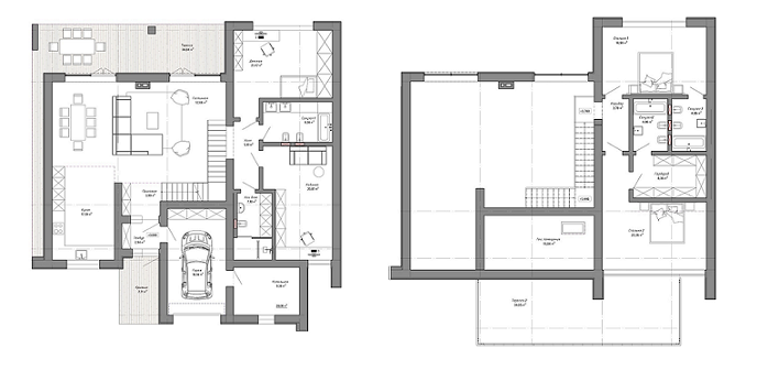 Котедж 353 м² в КМ 4 Houses від забудовника, с. Новоолександрівка