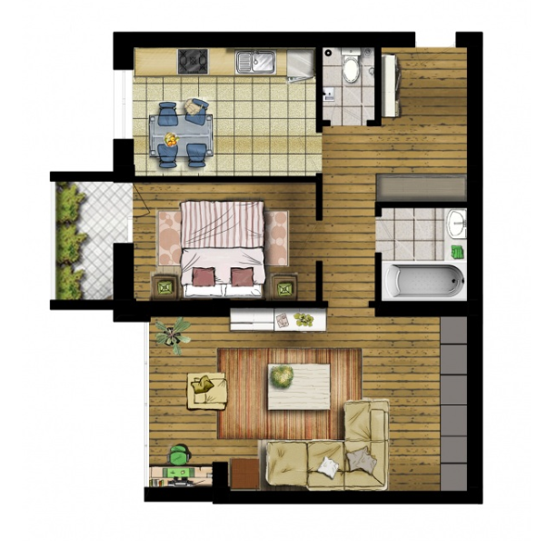 2-комнатная 70.11 м² в ЖК Олимпийский от 13 500 грн/м², Днепр