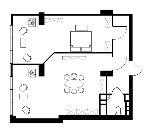 1-комнатная 68.9 м² в ЖК Delmar от застройщика, Киев