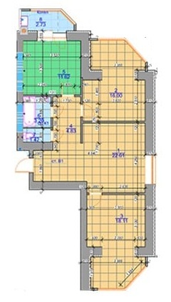 3-комнатная 80.52 м² в ЖК Одесский квартал от 21 000 грн/м², с. Крюковщина