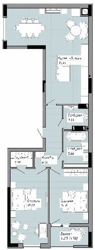 2-комнатная 89.37 м² в ЖК на ул. Героев УПА, 73 от 18 000 грн/м², Львов