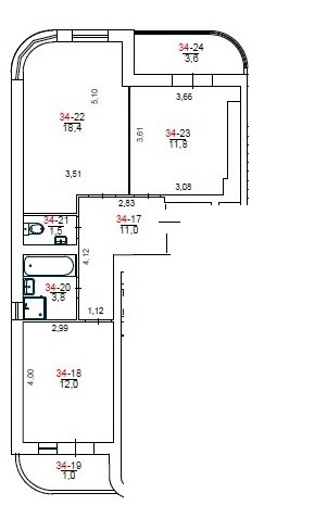 2-комнатная 63.1 м² в ЖК на ул. Демнянская, 26, 30 от 16 800 грн/м², Львов