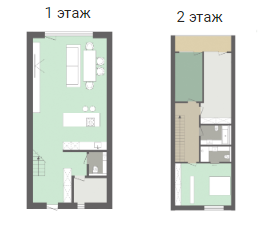 Таунхаус 171.1 м² в Таунхаусы Green side от застройщика, Днепр