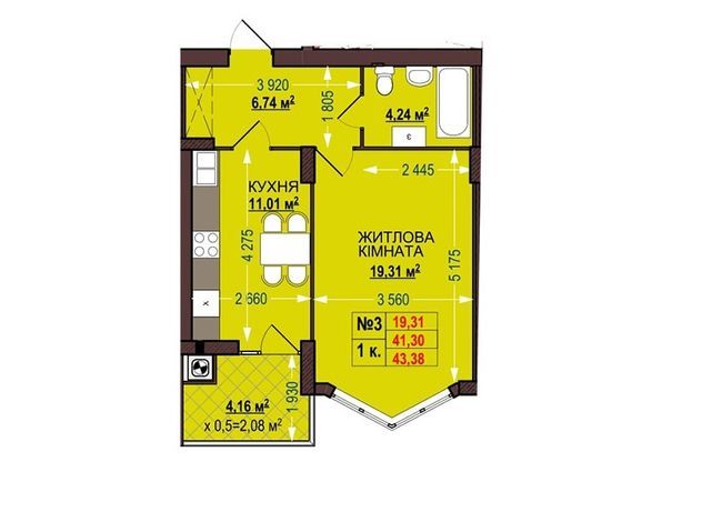 1-комнатная 43.38 м² в ЖК Старый Сихов от 15 000 грн/м², Львов