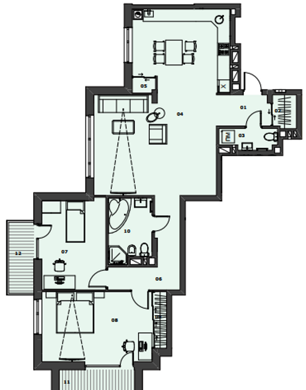 2-комнатная 104.75 м² в КД Мой на Карманского от 41 900 грн/м², Львов