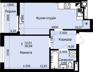 1-комнатная 39.99 м² в ЖК Globus Park от 15 100 грн/м², с. Сокольники