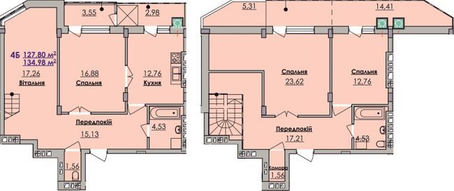 Дворівнева 134.98 м² в ЖК Гармонія від 17 050 грн/м², м. Стрий