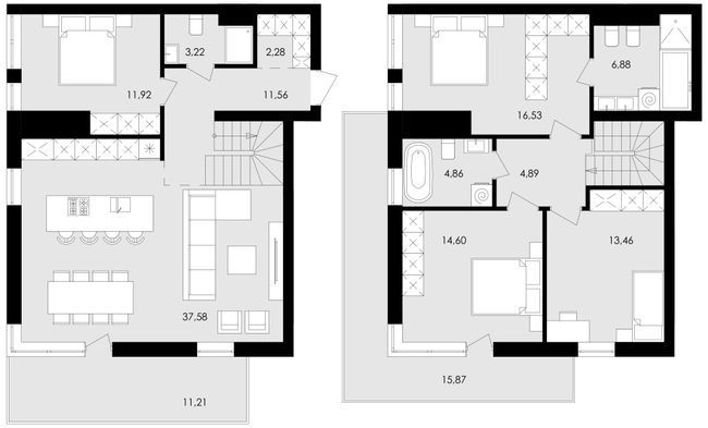 Дворівнева 135.9 м² в ЖК Avalon Flex від 21 000 грн/м², Львів