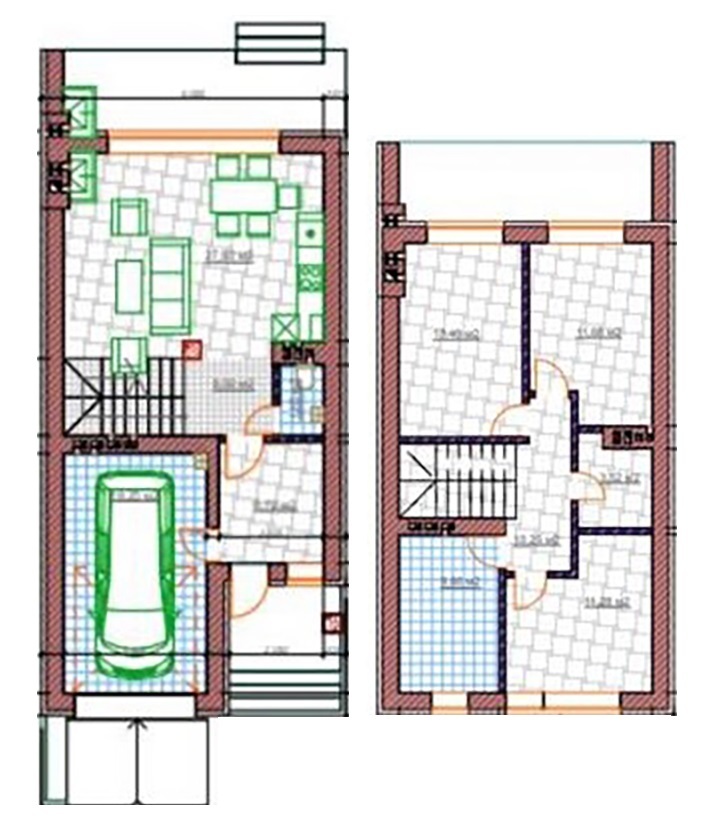 Таунхаус 121.65 м² в КМ Троянда на Граніті від 14 714 грн/м², м. Дрогобич