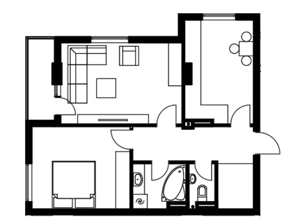 2-кімнатна 62.05 м² в ЖК King Hall від 16 400 грн/м², Івано-Франківськ