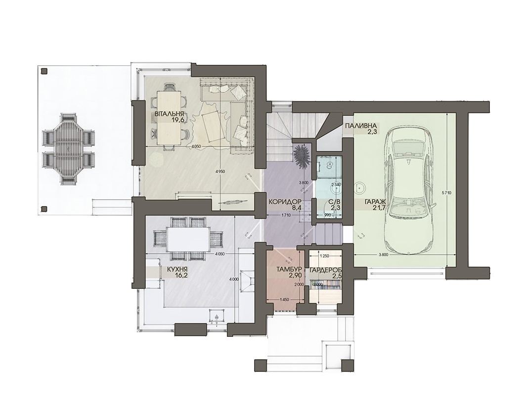 Дуплекс 150 м² в КМ Вишня від забудовника, с. Зубра