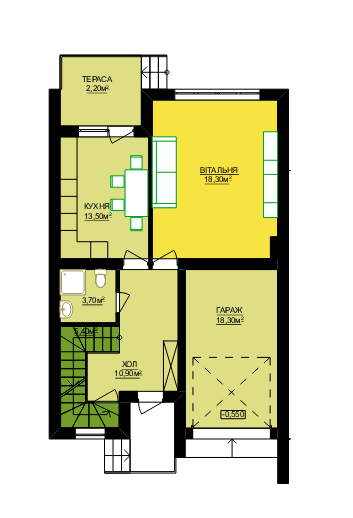 Таунхаус 170 м² в КП Родинне коло от 12 529 грн/м², с. Сокольники