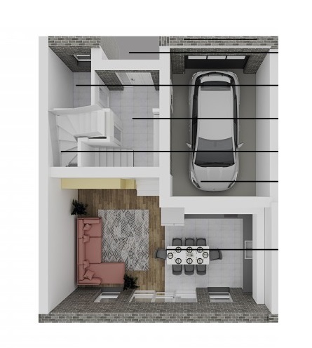 Таунхаус 134.5 м² в Таунхаусы Вдома от 17 398 грн/м², с. Солонка