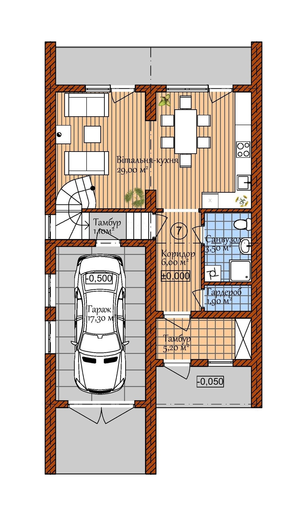 Таунхаус 142.8 м² в Таунхаус Озерний край від забудовника, м. Винники