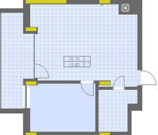 1-комнатная 46.31 м² в ЖК Rubicon Premium от 30 000 грн/м², Львов