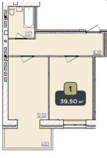 Помещение свободного назначения 39.5 м² в ЖК Spring Town от застройщика, Хмельницкий