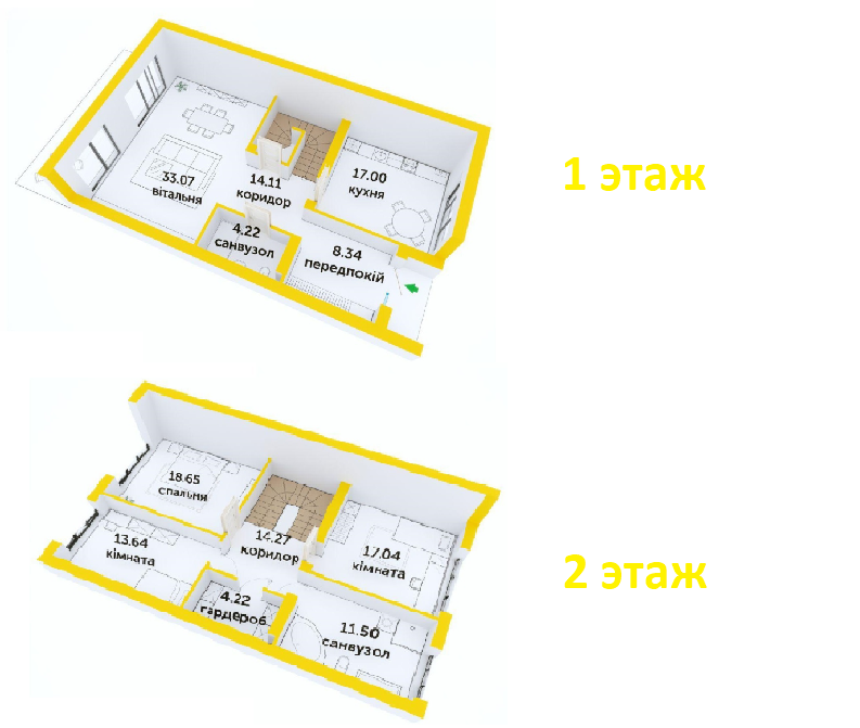 Коттедж 156.06 м² в КГ Струмочок 2 от 17 173 грн/м², с. Струмовка