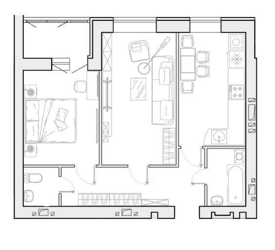 2-комнатная 63.87 м² в ЖК Супернова от 20 000 грн/м², Луцк