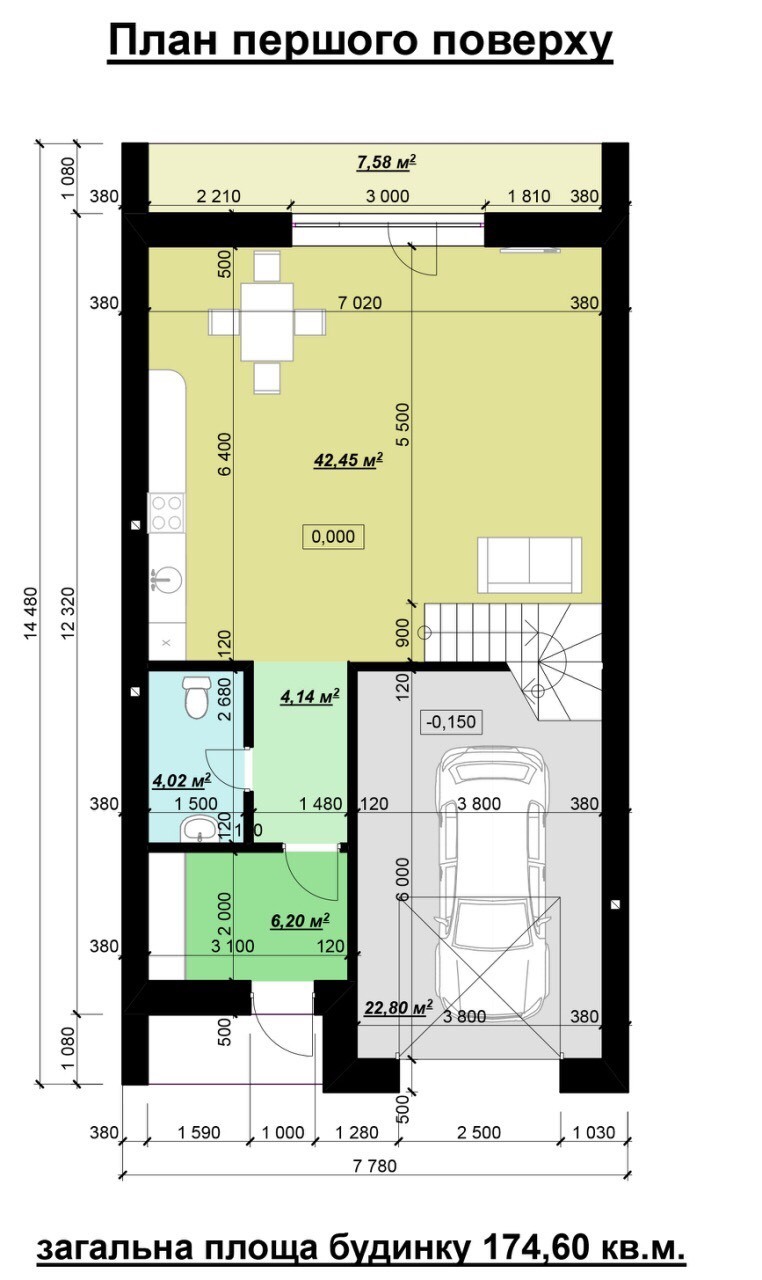 Таунхаус 174.6 м² в Таунхауси Dream Town від 21 077 грн/м², Вінниця