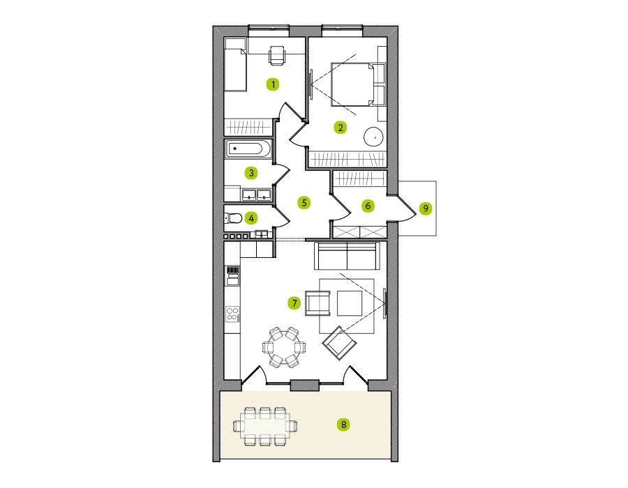 Котедж 76 м² в КМ Нова Олександрівка від 17 500 грн/м², с. Безуглівка