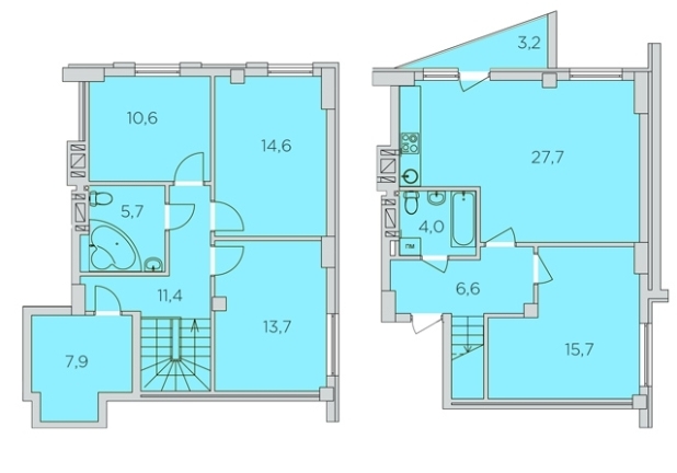 Дворівнева 118.8 м² в ЖК 360 від 19 150 грн/м², Рівне