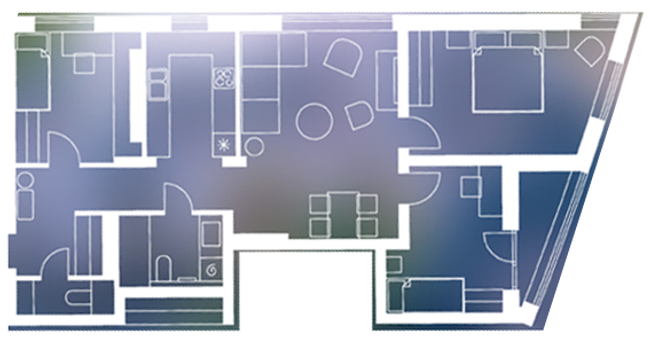 3-комнатная 84.3 м² в ЖК Басів схил от 24 200 грн/м², Ровно