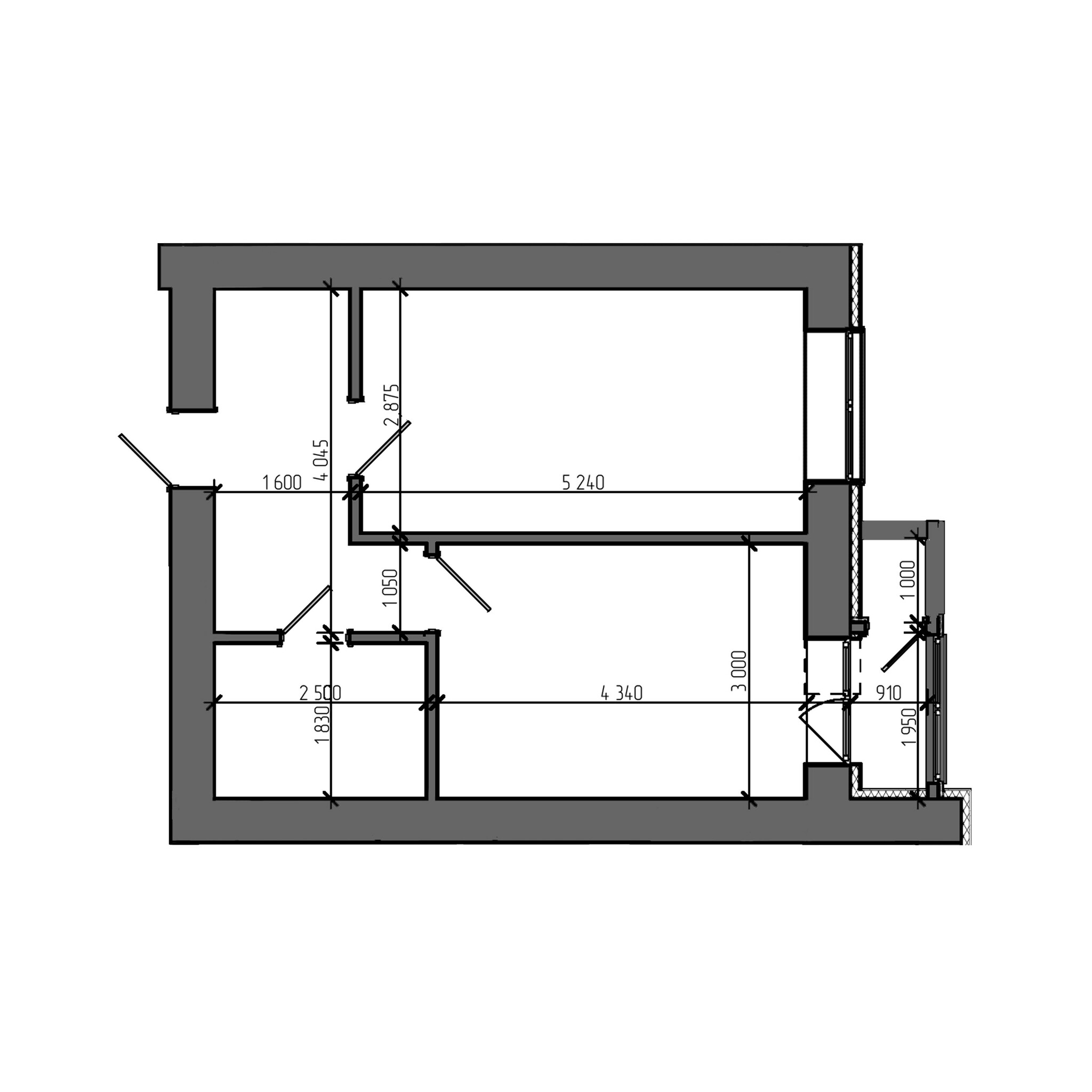 1-комнатная 40.79 м² в ЖК Театральний от 22 000 грн/м², Ровно