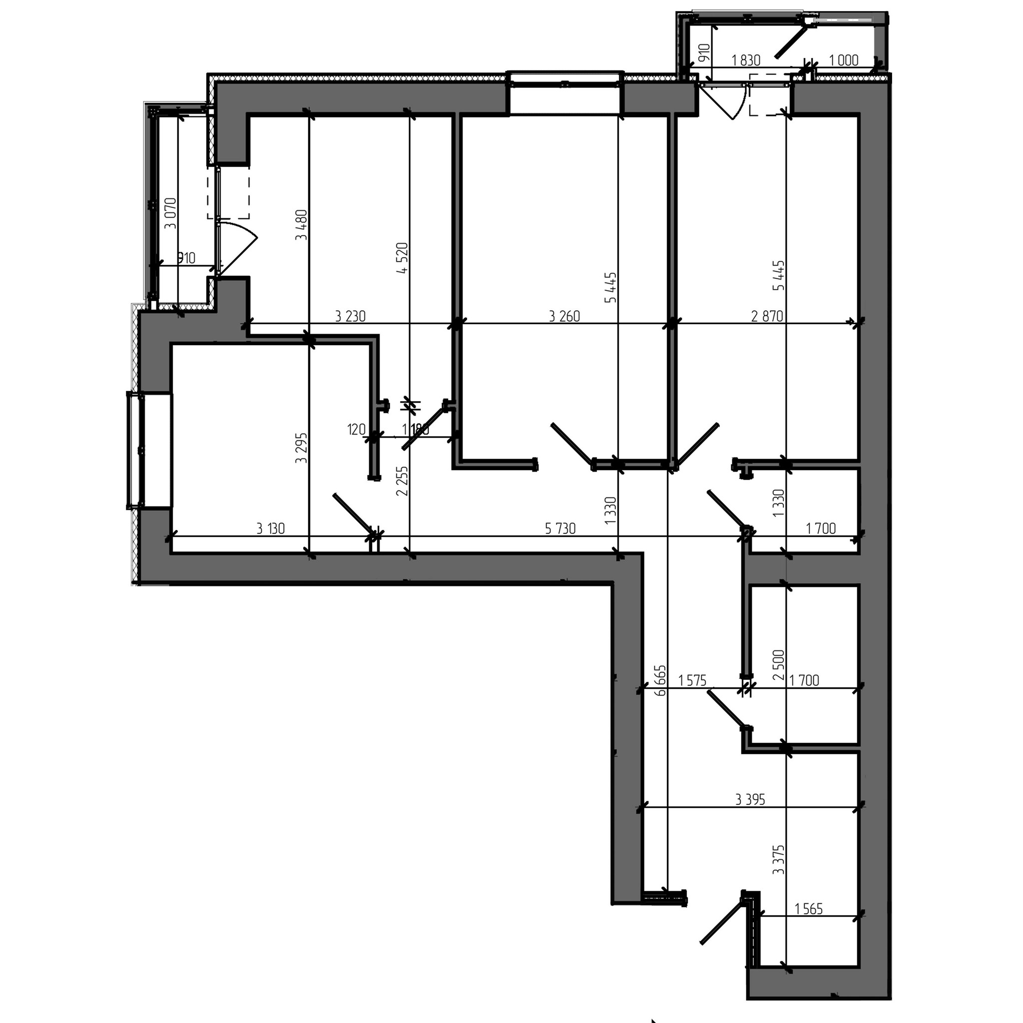 3-комнатная 87.2 м² в ЖК Театральний от 24 450 грн/м², Ровно