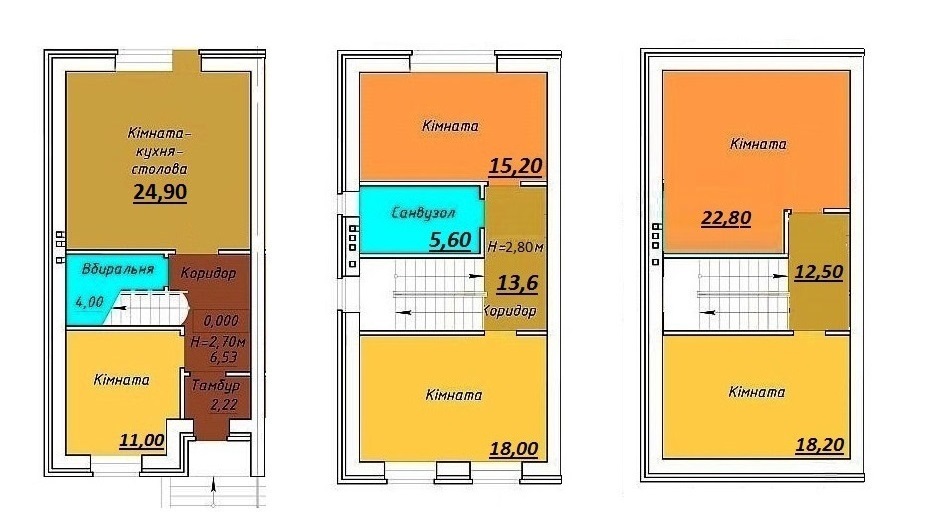 Дуплекс 158 м² в КМ Status від забудовника, с. Косівщина