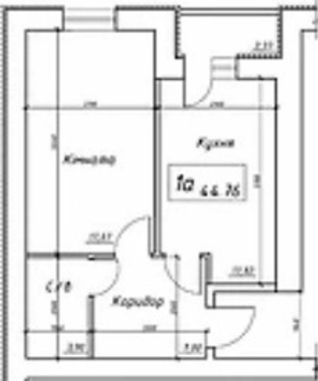 1-комнатная 44.76 м² в ЖК на ул. Интернационалистов, 1 от 12 500 грн/м², Сумы