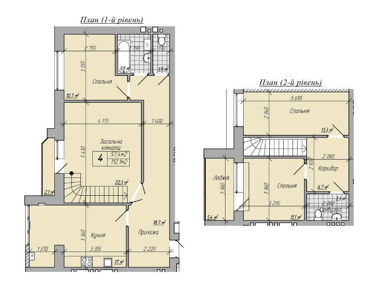 4-комнатная 112.1 м² в ЖК на ул. Лейтенанта Покладова, 29 от 13 500 грн/м², г. Кременчуг