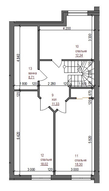 Таунхаус 204 м² в Таунхаус Городской дом 2 от 26 863 грн/м², Киев