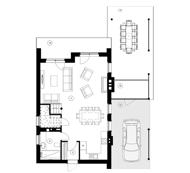 Котедж 110.51 м² в КМ Villaggo від 33 662 грн/м², с. Білогородка