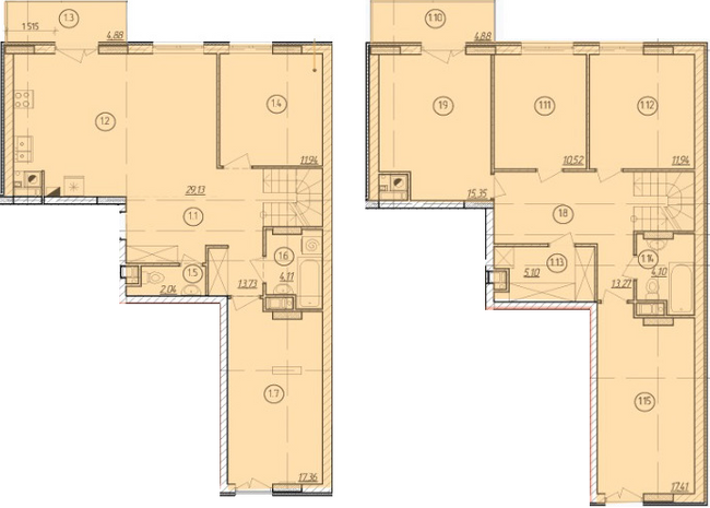 4-кімнатна 240.88 м² в ЖК на вул. Угорська, 17 від 17 500 грн/м², Львів