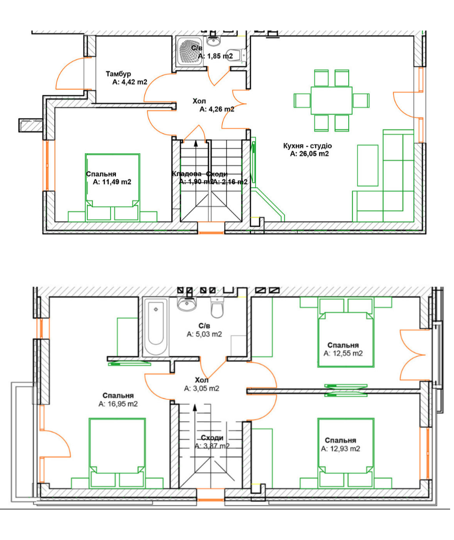 Дуплекс 115 м² в Дуплекси Grand Residence 4 від 17 565 грн/м², с. Гатне