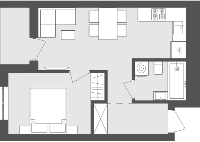 1-кімнатна 37.72 м² в ЖК Avalon Holiday від забудовника, с. Сокільники